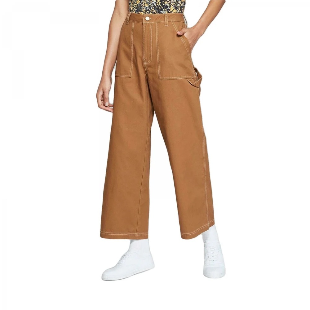Wild fable size 12 carpenter Tan Wide-Leg Pants